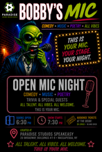 Load image into Gallery viewer, Bobby's Mic Performer Entry - July 31st, 2026 (Group C: Sets 11-15)