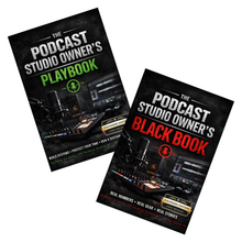 Load image into Gallery viewer, The Podcast Studio Owner’s Playbook + Black Book Founders Edition (Digital Bundle)