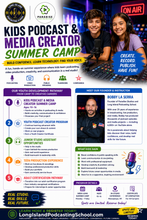 Load image into Gallery viewer, Kids Podcast & Media Creator Summer Camp - Ages 10–16