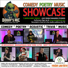 Load image into Gallery viewer, Bobby's Mic Performer Entry - January 16th, 2026 (Group B: Sets 6-10)
