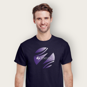 Zencuda Men's Crew Neck T Shirt in Black
