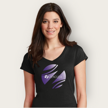 Load image into Gallery viewer, Zencuda Women&#39;s V-Neck T Shirt in Black
