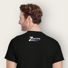 Load image into Gallery viewer, Zencuda Men&#39;s Crew Neck T Shirt in Black
