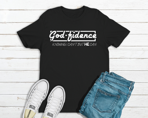 God-fidence Men's T-Shirt in Black