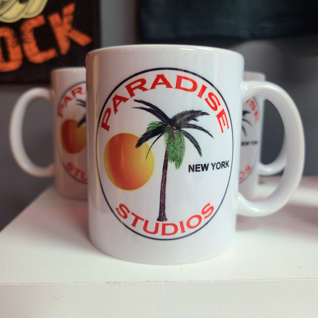 Paradise Studios White Ceramic Coffee Mug