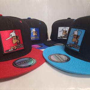 Strong Island Old School DJ - Patch Snapback Hip Hop Style Flat Bill Hats in 4 Colors